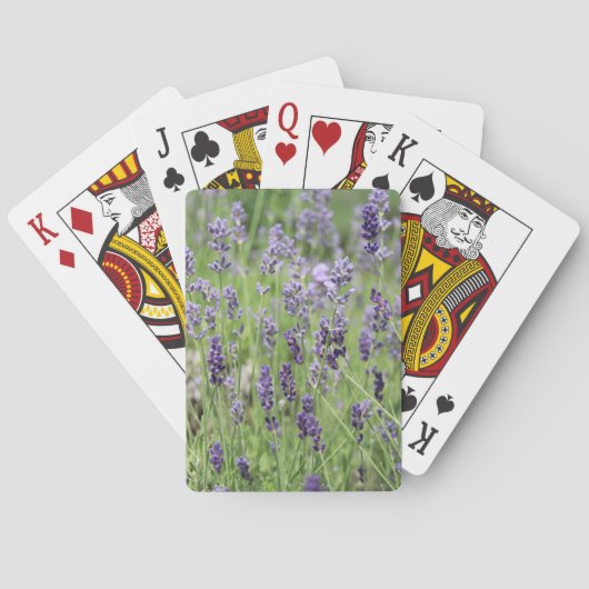 Beautiful Lavender Playing Cards トランプ (裏面)