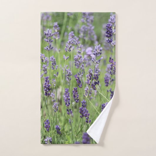 Beautiful Lavender Towel Set バスタオルセット (ハンドタオル)