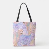 Beautiful Leopard Seamless Pattern illustration Ar トートバッグ (裏面)
