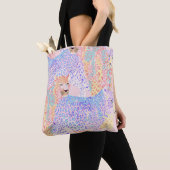Beautiful Leopard Seamless Pattern illustration Ar トートバッグ (クローズアップ)