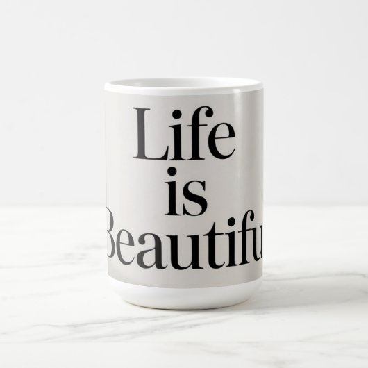 Beautiful Life Coffee Mug コーヒーマグカップ (中央)
