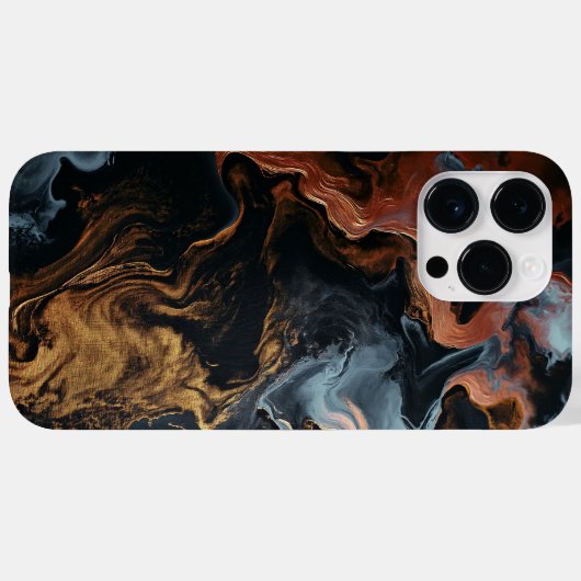 Beautiful Liquid Metallic Colors Case-Mate iPhoneケース (裏面 (横))