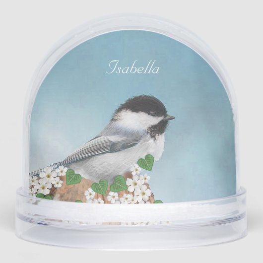 Beautiful Little Bird & Flowers Personalized (正面)