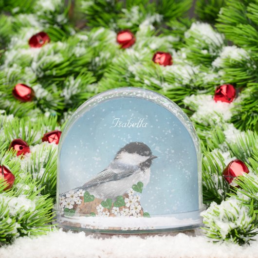 Beautiful Little Bird & Flowers Personalized (クリスマス)