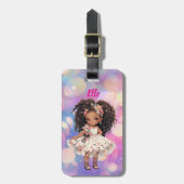 Beautiful little girl ラゲッジタグ (正面縦)