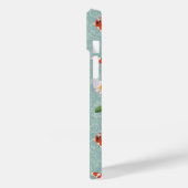 Beautiful Lotus and Koi fish Zen Art Personalized Case-Mate iPhoneケース (裏面 / 左)