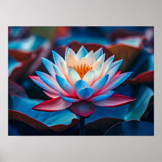Beautiful Lotus Flower ポスター (正面)