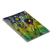 Beautiful Lovitude Journal "Purple and Data Iris" ノートブック (右側)