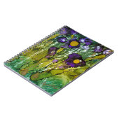 Beautiful Lovitude Journal "Purple and Data Iris" ノートブック (左側)