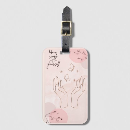 beautiful luggage tag ラゲッジタグ (正面縦)