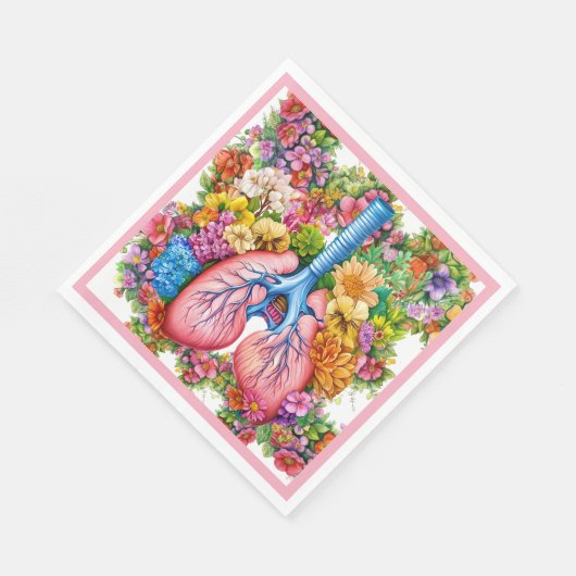 Beautiful Lungs スタンダードランチョンナプキン (角)