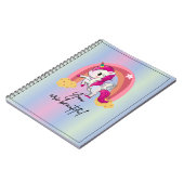 Beautiful magical unicorn  ノートブック (左側)