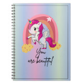 Beautiful magical unicorn  ノートブック (正面)