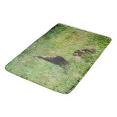 Beautiful Mallard ducklings and Mother..... バスマット (アングル)