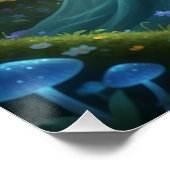 Beautiful March Aquamarine Fairy ポスター (コーナー)