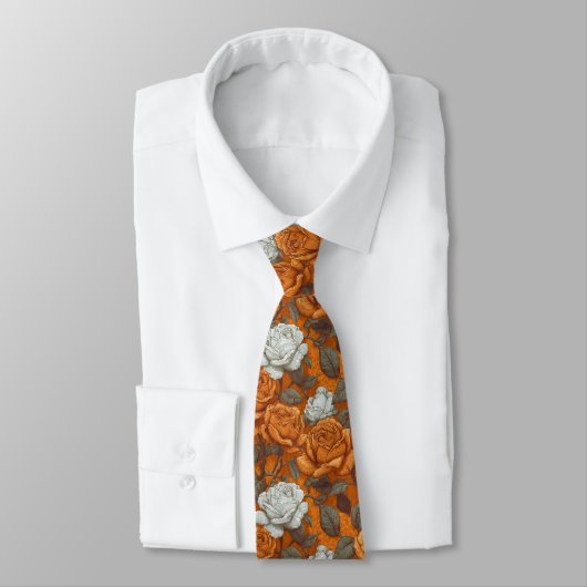 Beautiful Menswear Ties Gardenias Flower ネクタイ (タイ)