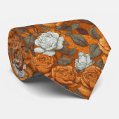 Beautiful Menswear Ties Gardenias Flower ネクタイ (ロール)