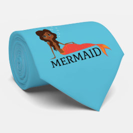 Beautiful Mermaid (Black Girl) (アフリカ系アメリカ人) ネクタイ