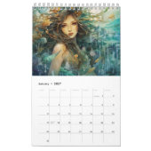 Beautiful Mermaid Calendar 2025, Mermaid カレンダー (1月 2027)