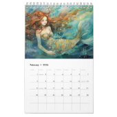 Beautiful Mermaid Calendar 2025, Mermaid カレンダー (2月 2026)