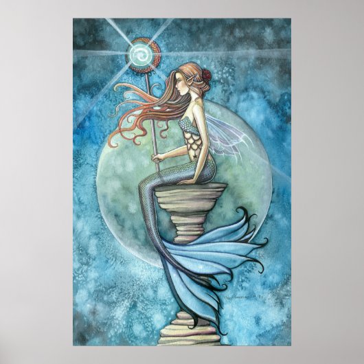 Beautiful Mermaid Poster Print by Molly Harrison ポスター (正面)