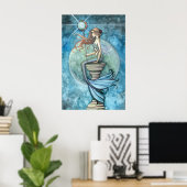 Beautiful Mermaid Poster Print by Molly Harrison ポスター (ホームオフィス)