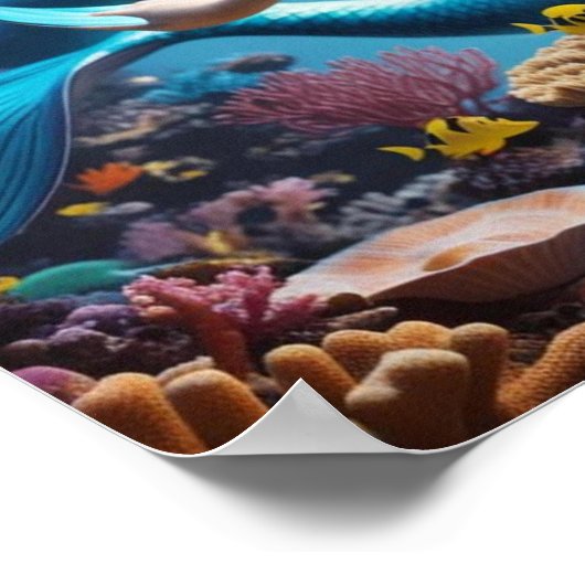 Beautiful Mermaid Twins - Underwater Adventure  ポスター (角)