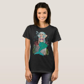 Beautiful Mermaid  Women Girls Underwater Sea Swim Tシャツ (正面フル)