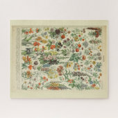 Beautiful Millot Fleur Illistration Print ジグソーパズル (横)