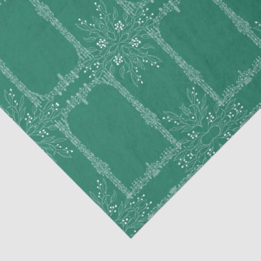 Beautiful Mint Green Flower 薄葉紙 (詳細)