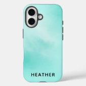 Beautiful Mint Green Personalized  Case-Mate iPhoneケース (裏面)