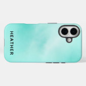 Beautiful Mint Green Personalized  Case-Mate iPhoneケース (裏面 (横))