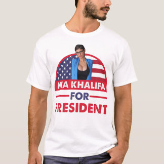 Beautiful Model Mia Khalifa Awesome For Movie Fans Tシャツ