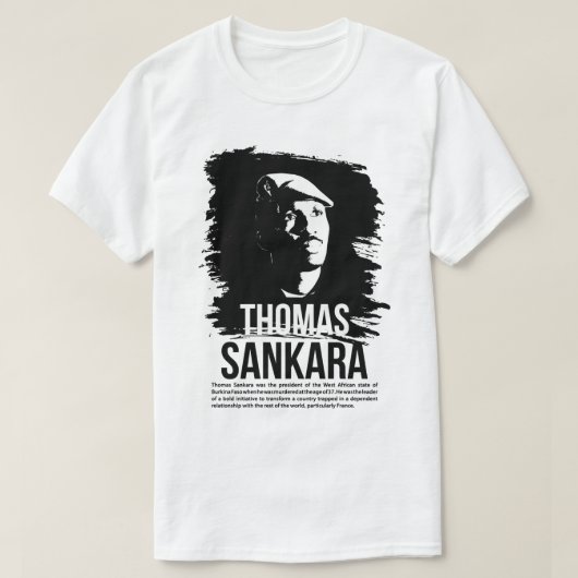 Beautiful Model Thomas Revolutionary Sankara Gifts Tシャツ (デザイン正面)