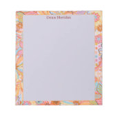 Beautiful Modern Aesthetic Personalized Name ノートパッド (正面)