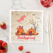 Beautiful Modern Happy Thanksgiving Fall (インサイチュ)