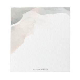 Beautiful Modern Watercolor Abstract Artistic ノートパッド