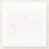 Beautiful Mom,Mother’s Day & Birthday Gift for Her ガラスコースター (裏面)