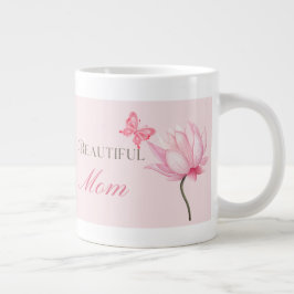 Beautiful Mom,Mother’s Day & Birthday Gift for Her ジャンボコーヒーマグカップ
