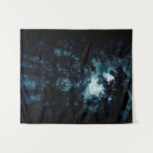 Beautiful Moon Glow Though Trees  タペストリー (正面(横))