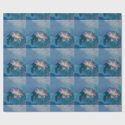 Beautiful Morning Glory Wrapping Paper ラッピングペーパー (フラット)