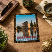 Beautiful+Moroccan+Marrakech+Menara+Architecture+f ポストカード