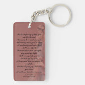 Beautiful Mother’s Day Dusty Pink Dedicated Ode  キーホルダー (裏面)