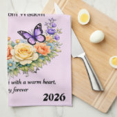 Beautiful Mother's Day Mom's Love キッチンタオル (四つ折り)