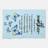 Beautiful Mother's Day Mother Definition キッチンタオル (横)