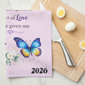 Beautiful Mother's Day Thank You キッチンタオル (四つ折り)