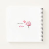 Beautiful Mum Pink Lotus, Mothers Day, Birthday ノートブック (裏面)