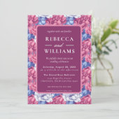 Beautiful Nature Peonies Wedding  招待状 (スタンド正面)