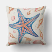 Beautiful Nautical inspired Starfish  クッション (裏面)