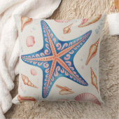 Beautiful Nautical inspired Starfish  クッション (ブランケット)